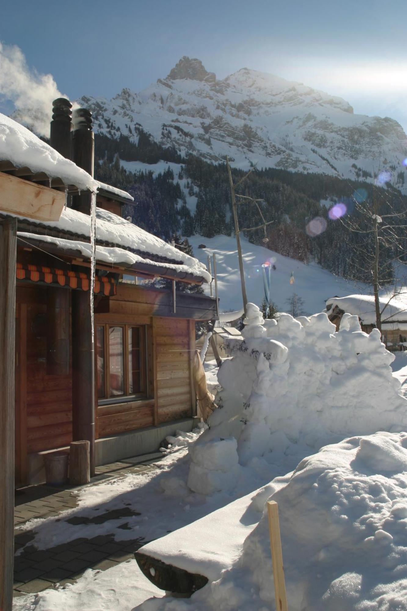 Bergdohle Lägenhet Adelboden Exteriör bild